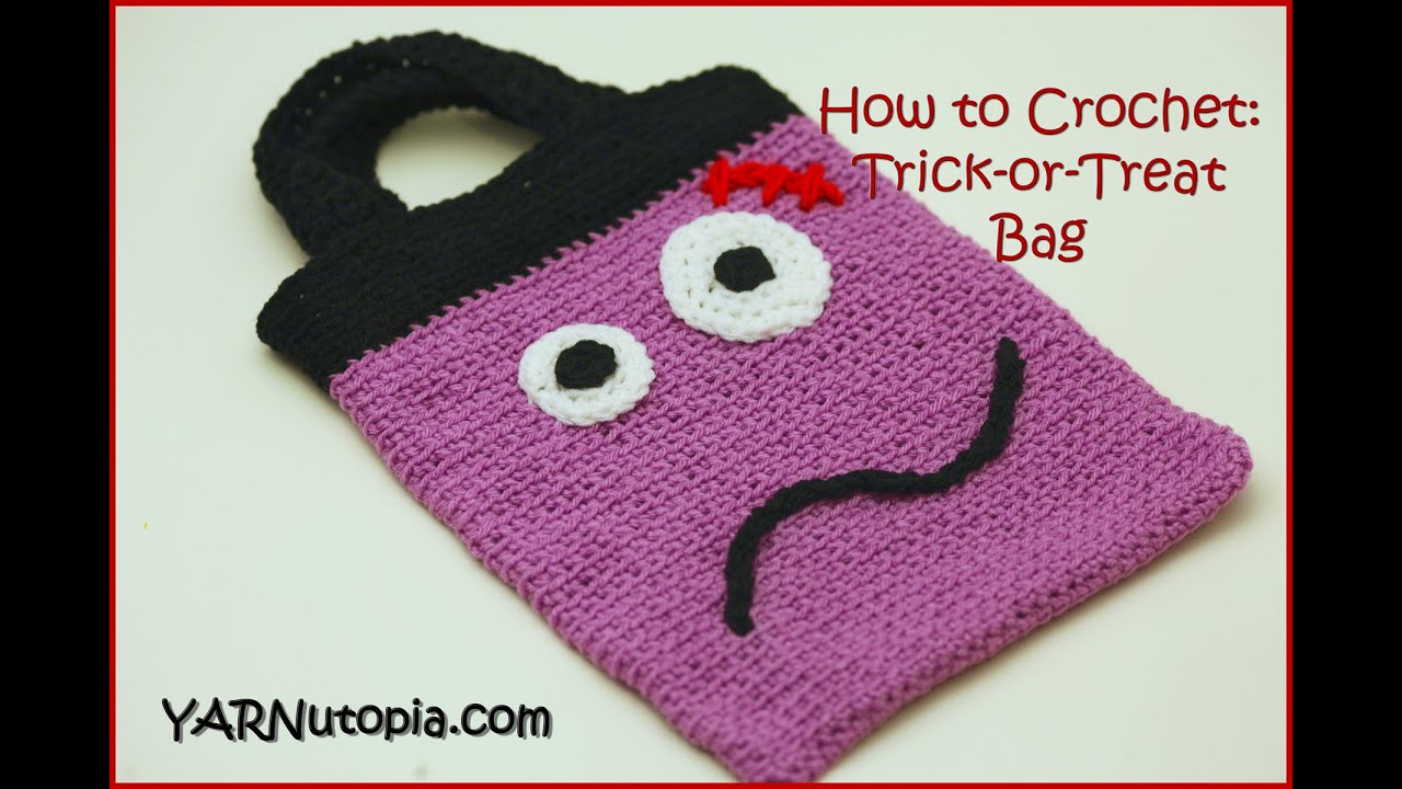 How to Crochet Trick or Treat Bag