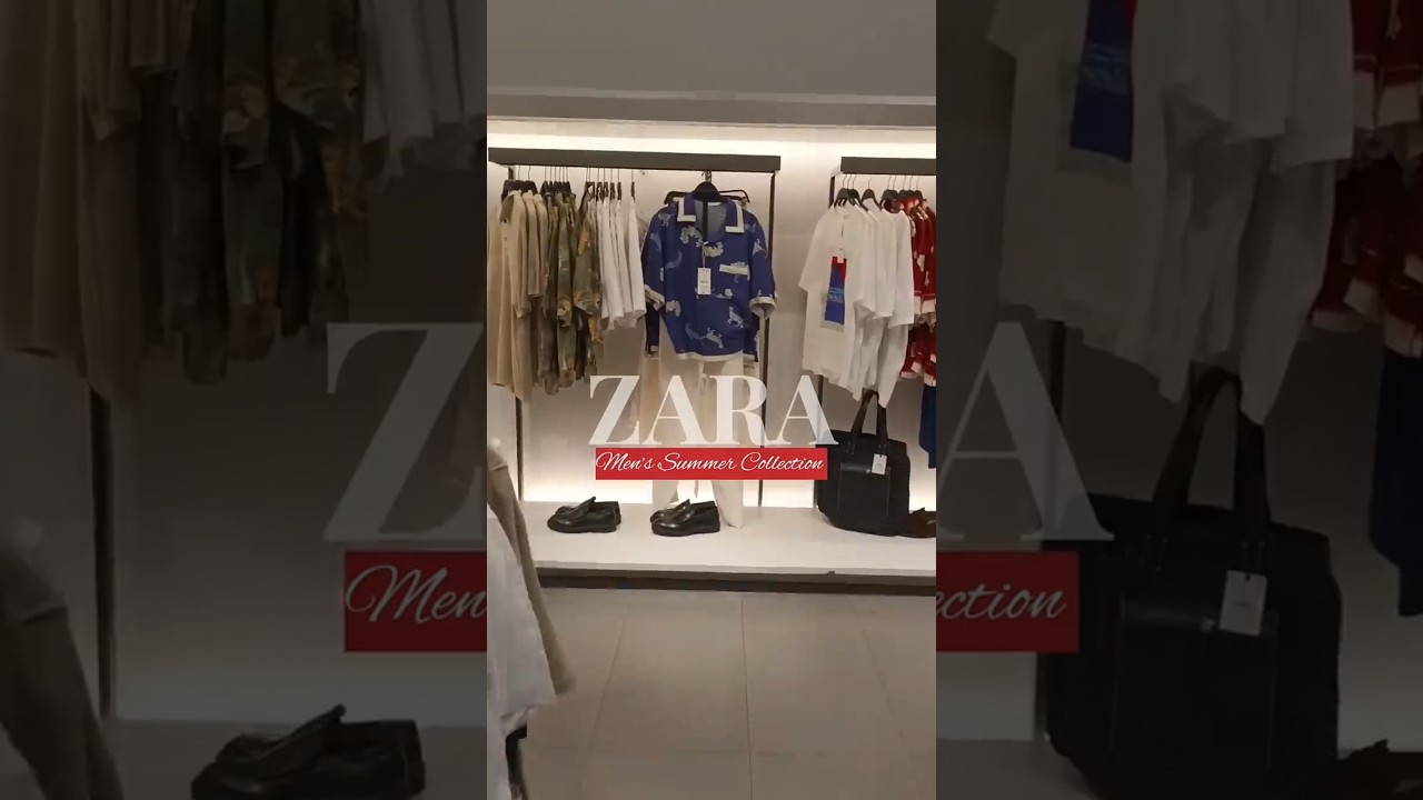 Zara Men Latest Fits 2025 | Upgrade Your Summer Style🔥😍 #zara #fashion #tranding #haul #yt #shorts