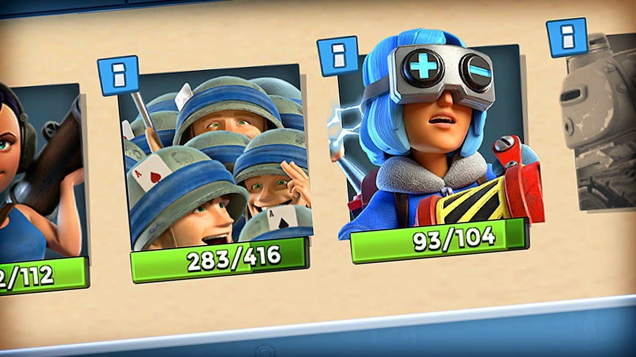 Boom Beach Warships but I only use PROTOTROOPS