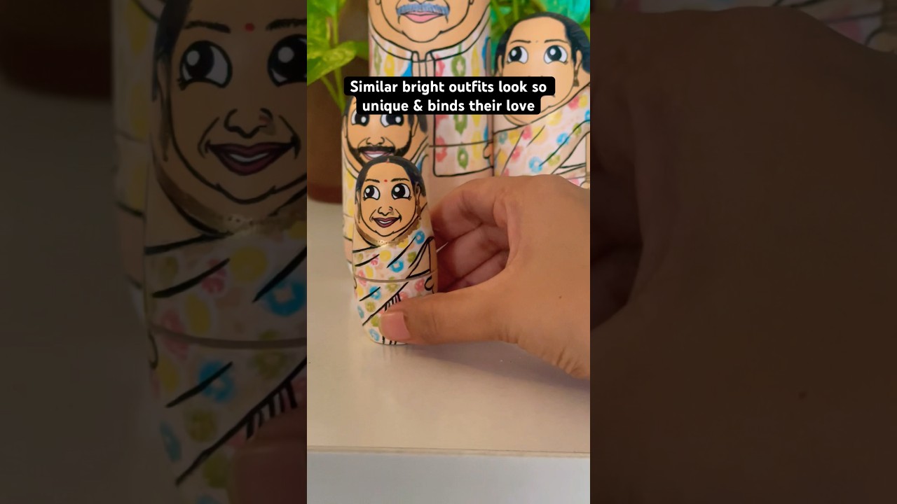 A picture of happily ever after! Personalised Nesting Dolls 🪆 #shorts #grwm #gift #trending #video
