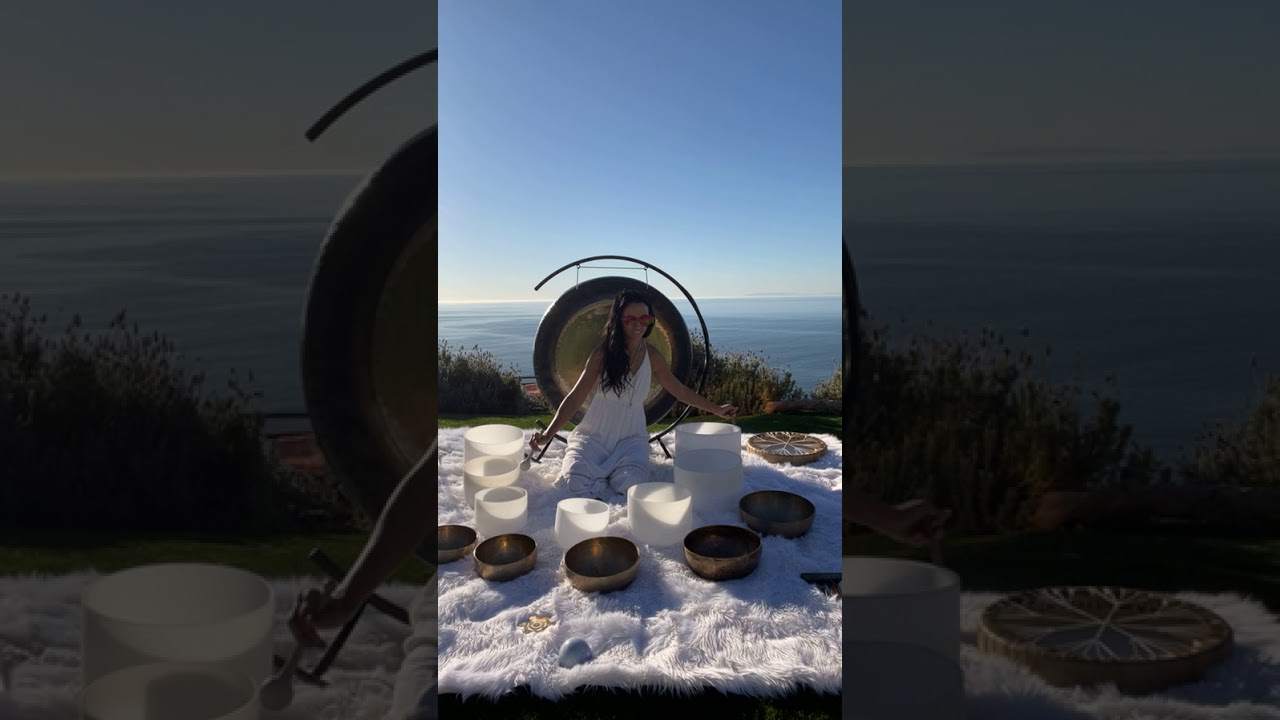 Healing Sound Bath with Ana Netanel overlooking the ocean ~ Relax 💗