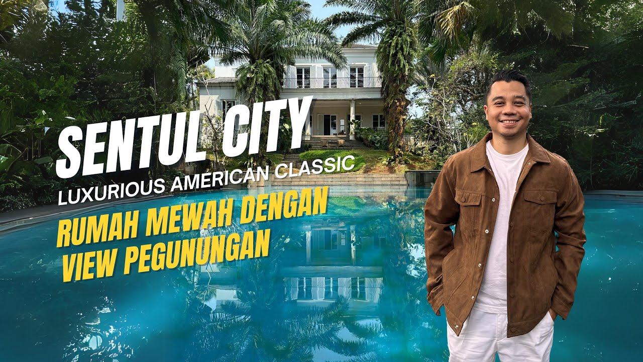 RUMAH SENTUL CITY DENGAN PEMANDANGAN PEGUNUNGAN YANG MEMUKAU!!