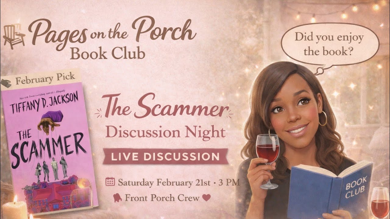PAGES ON THE PORCH BOOKCLUB DISCUSSION 📱