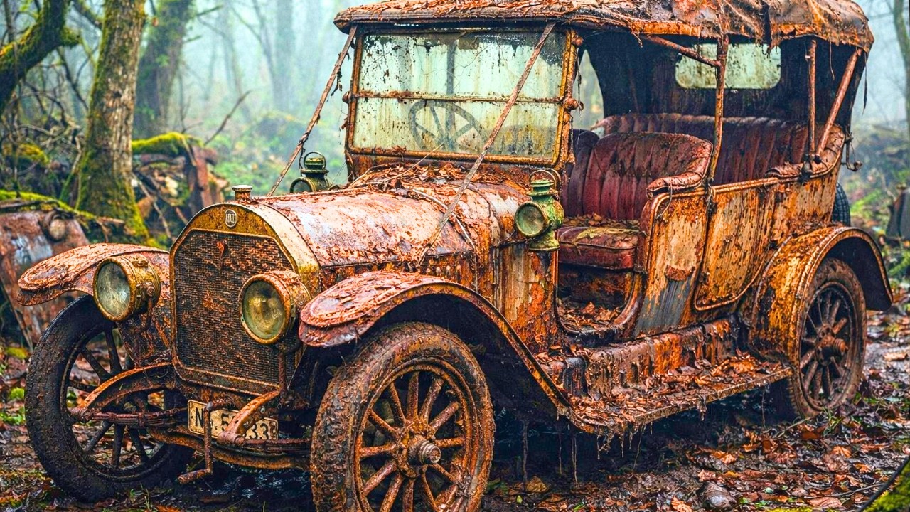 Abandoned 1909 Fiat Zero Rebuilt from Rust to Showroom Condition (ASMR)
