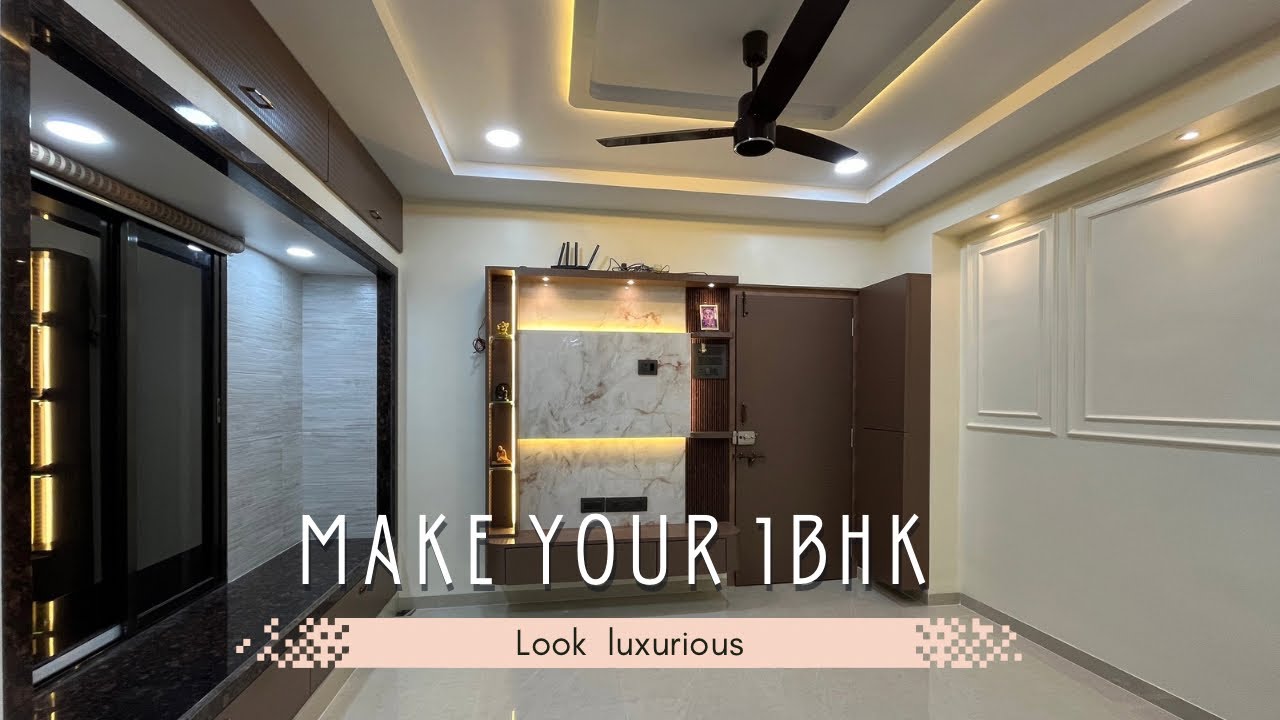 1 bhk interior design || 305 sqft || project 44