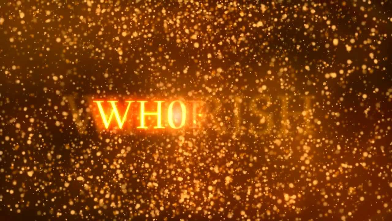 falling particles title intro (Gold version) Wh0rish