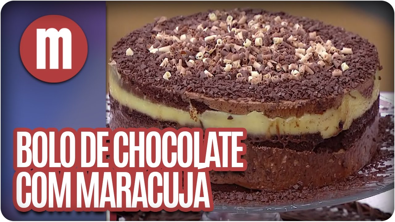 Bolo de chocolate com creme de maracujá - Mulheres (30/11/16)