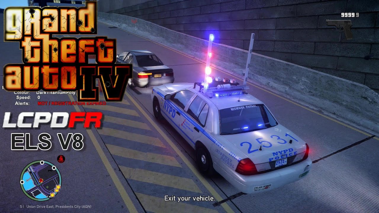 GTA IV - LCPDFR - 1.0C - ЭПИЗОД 69 - ДОРОЖНЫЙ ПАТРУЛЬ ПОЛИЦИИ NYPD CROWN VICTORIA