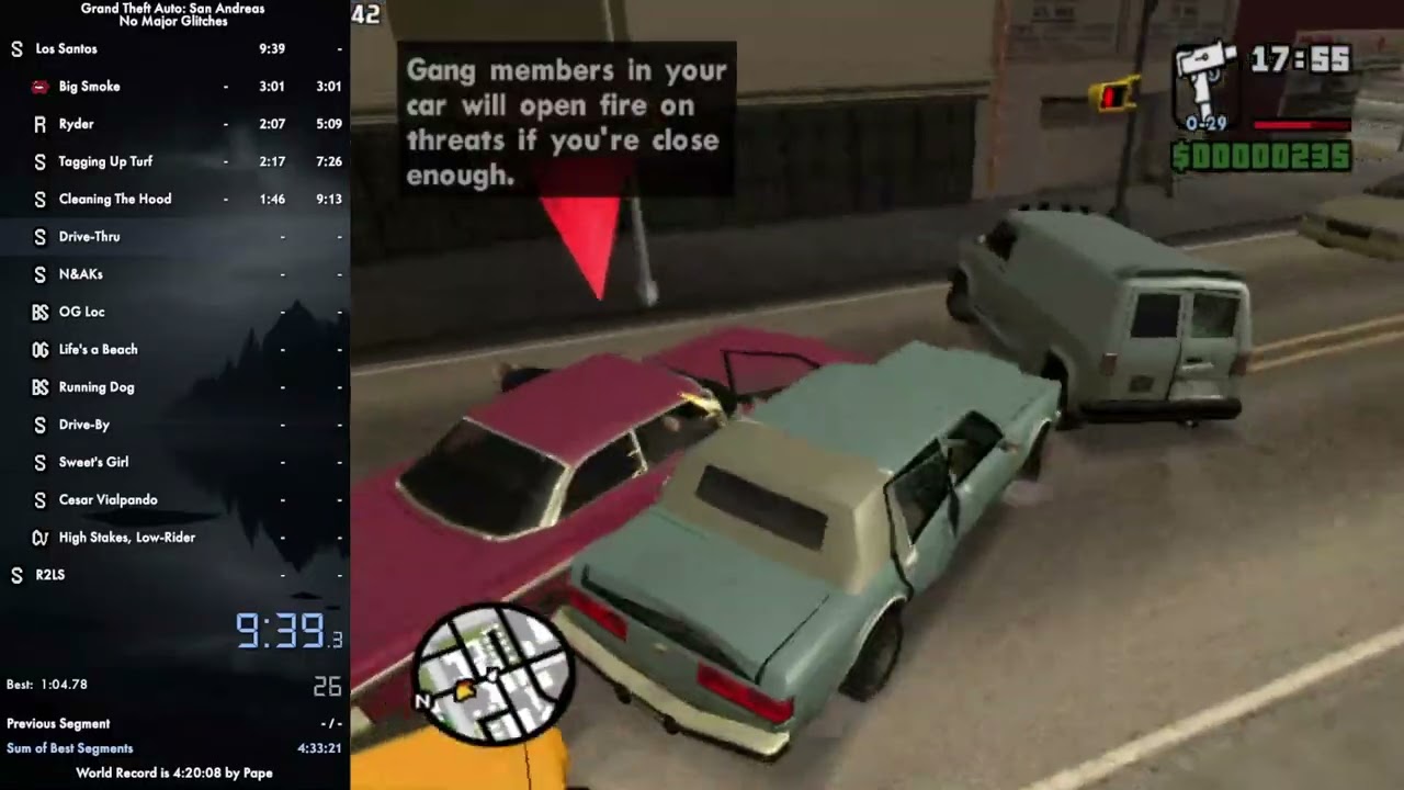 GTA: San Andreas - NMG Speedrun in 4:42:46