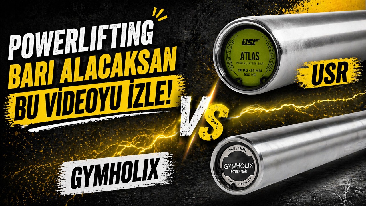 POWERLIFTING BARI HAKKINDA BİLMEN GEREKEN HER ŞEY I USR ve Gymholix Power Bar İncelemesi