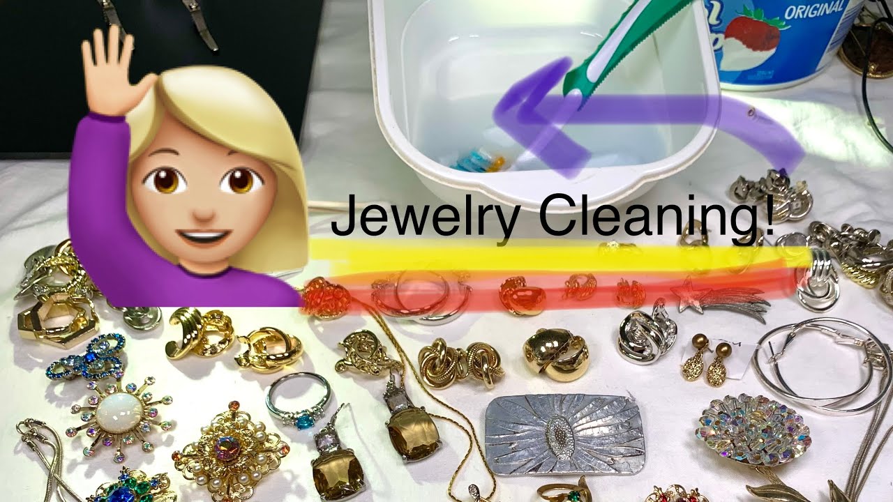 ✳️ How To Clean Vintage Jewelry! ➡️ Metals Ep1  #jewelrycleaning #jewelryunboxing