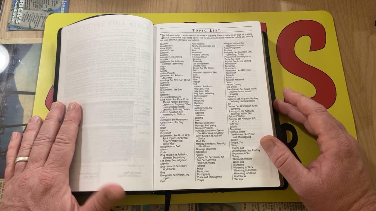 9/10/21 BIBLE REVIEW - NKJV Billy Graham Training Center Bible!
