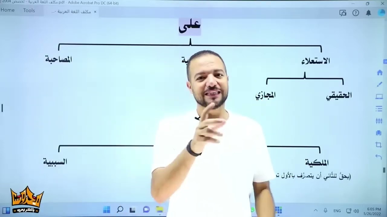 محمد محروس ( مراجعة ليلة الامتحان مادة النحو والصرف ف2 ) 🔴