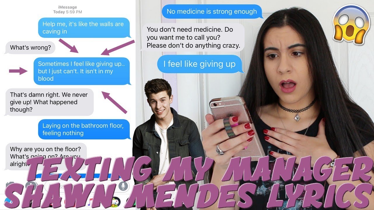 TEXTING MY MANAGER 