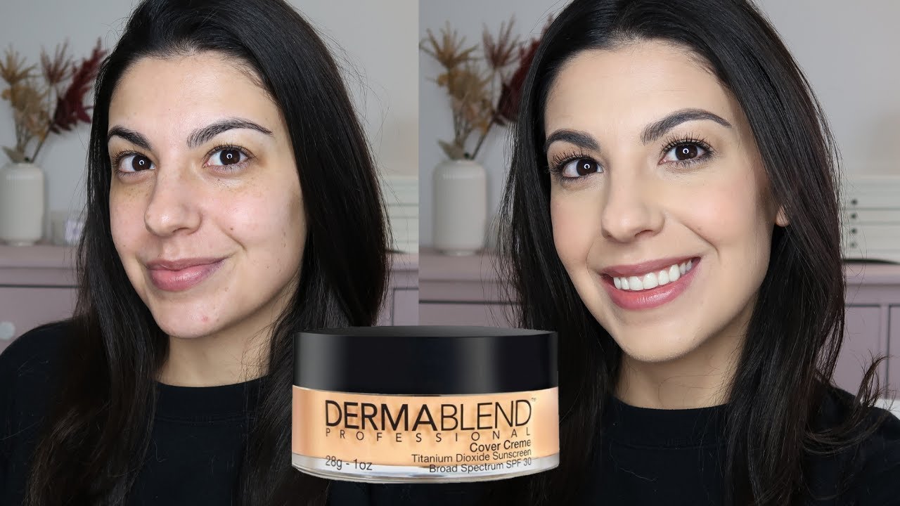 Обзор и демонстрация тонального крема Dermablend Cover Creme