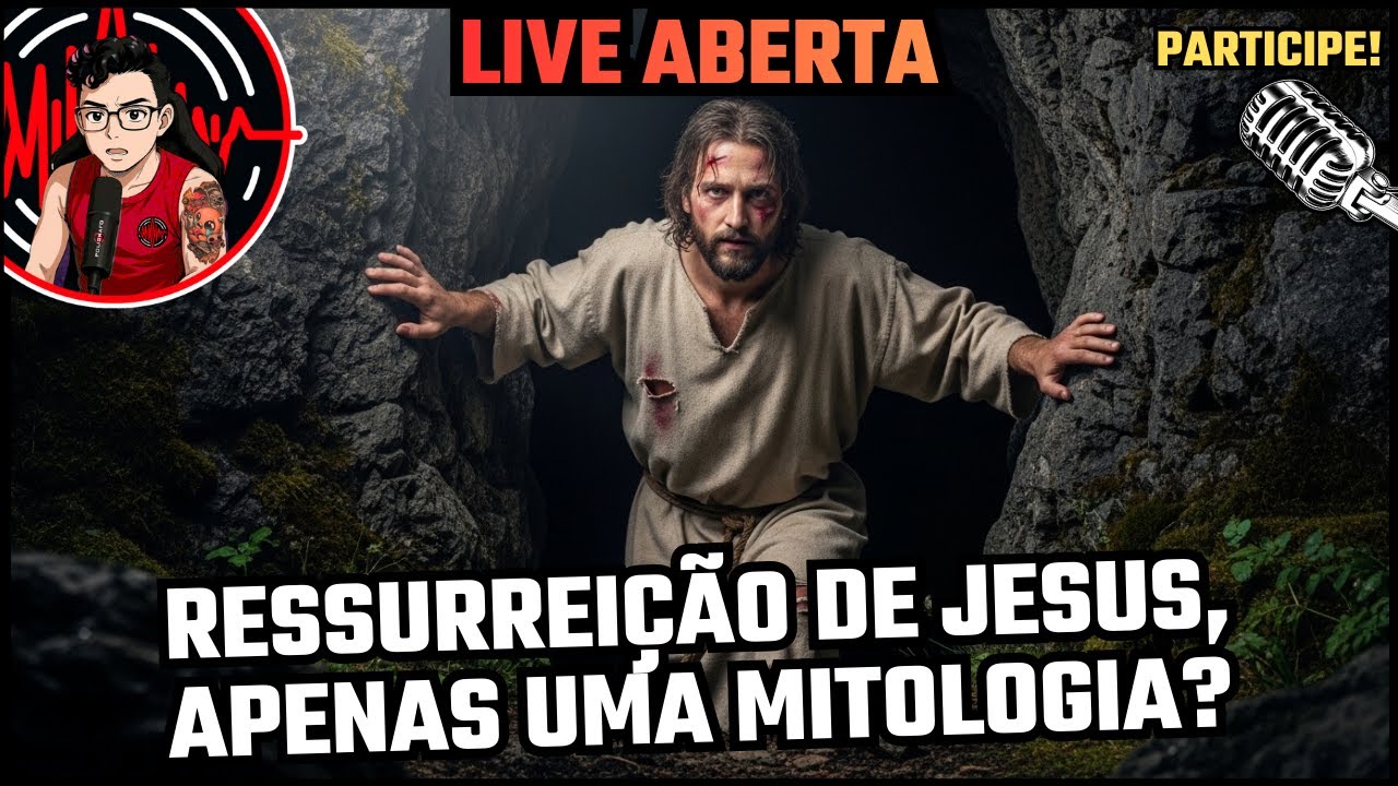 🔴 RESSURREIÇÃO DE JESUS, APENAS UMA MITOLOGIA? -LIVE ABERTA-