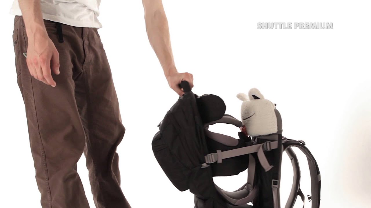 VAUDE - Adjusting seat height - Shuttle Child Carrier (DE/EN)