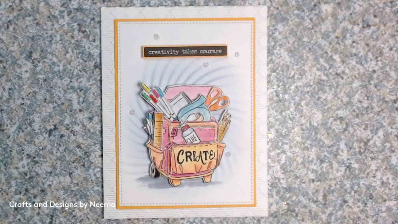 Be Ready to Create #artimpressions #cardcreations