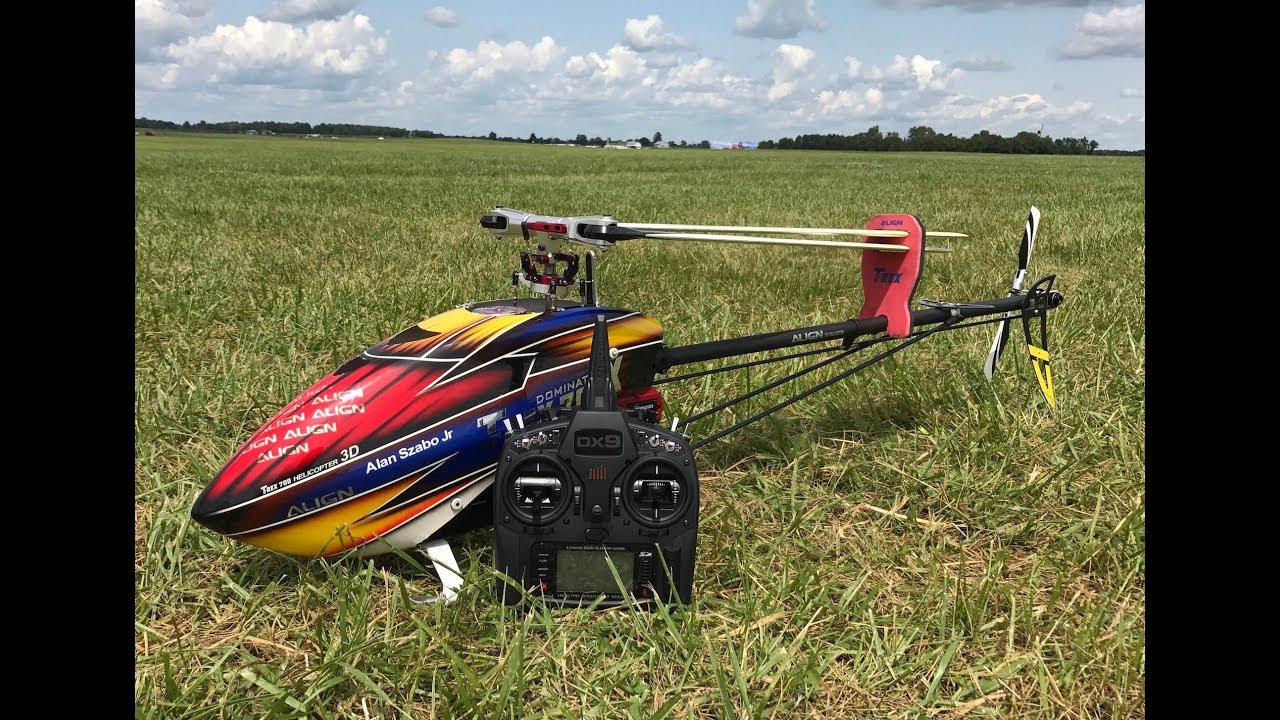 Alan Szabo Jr. ALIGN Trex 700X Saturday at IRCHA 2017