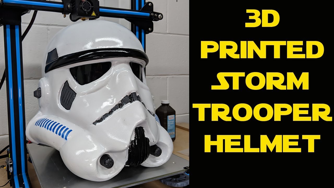 How To Make A 3D Printed Stormtrooper Helmet