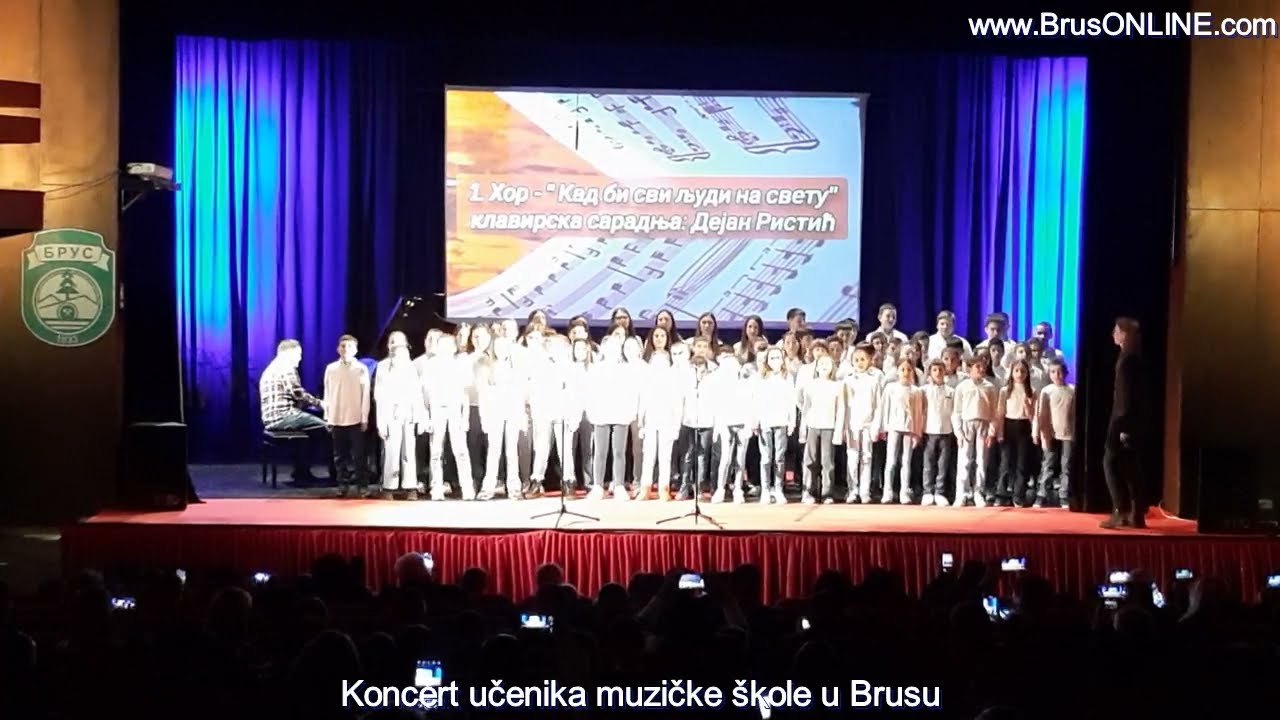Koncert učenika muzičke škole u Brusu, 21.12.2023.