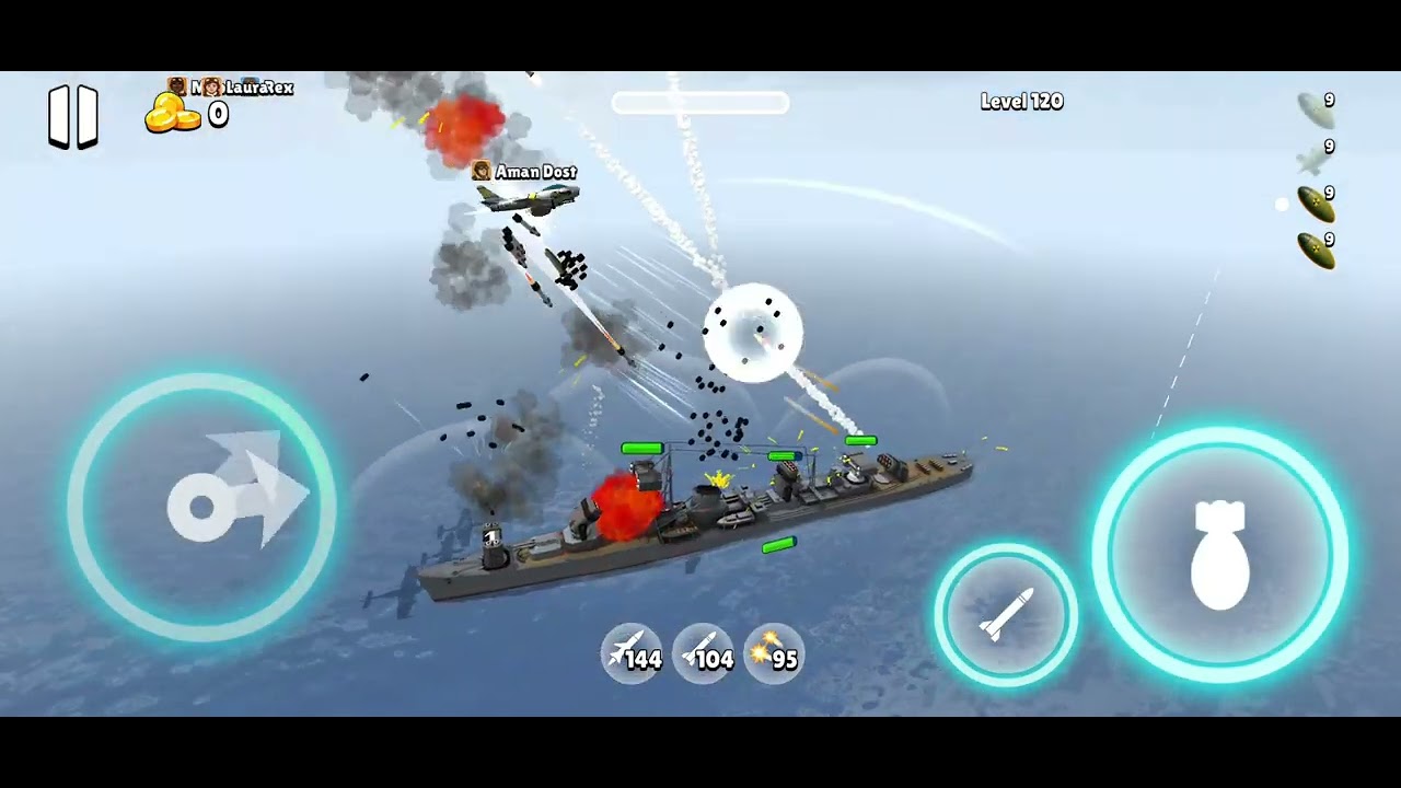 Insane Destroyer 😱 Bomber Ace 2026 | Level 118-119-120-121-122