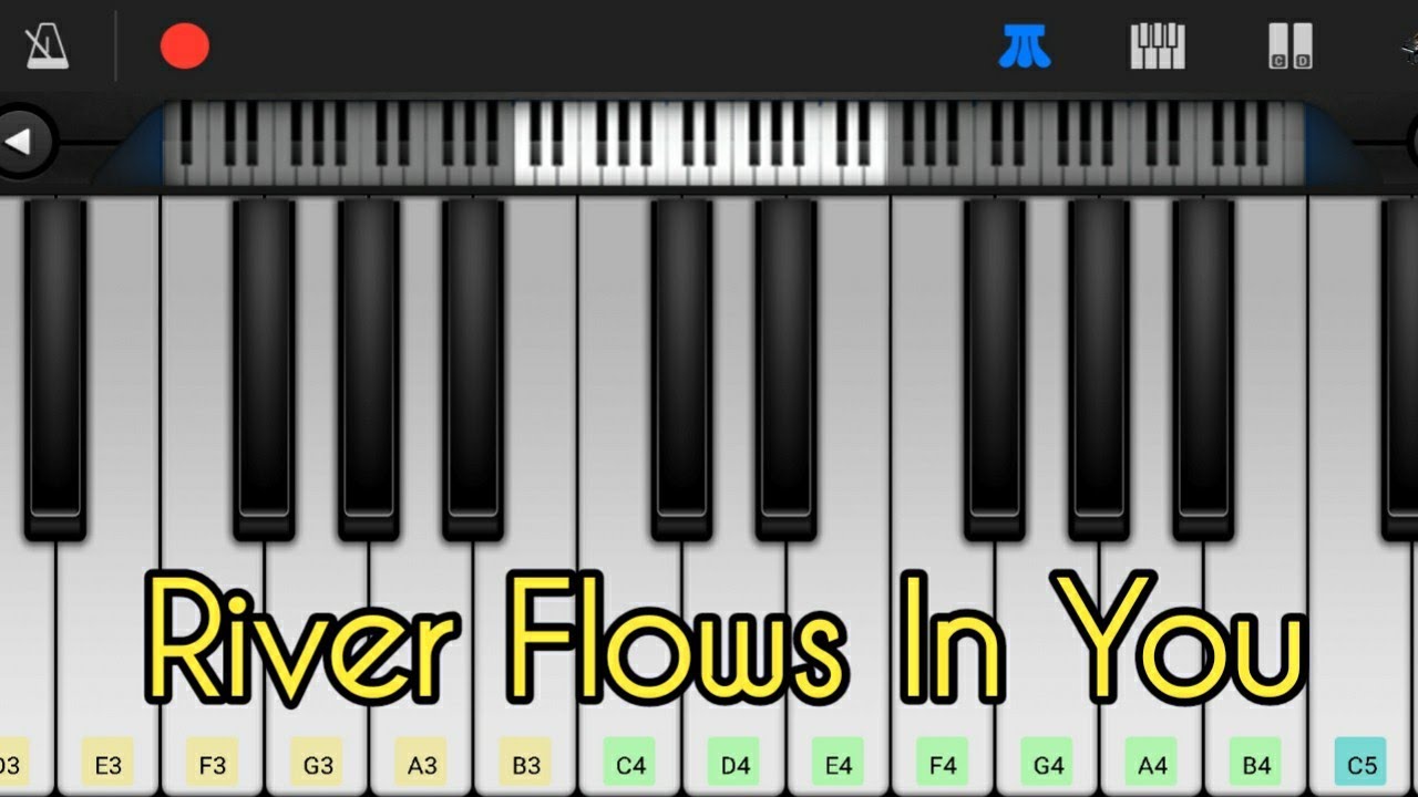 River Flows In You - Yiruma | Easy Piano Tutorial | Perfect Piano Mobile