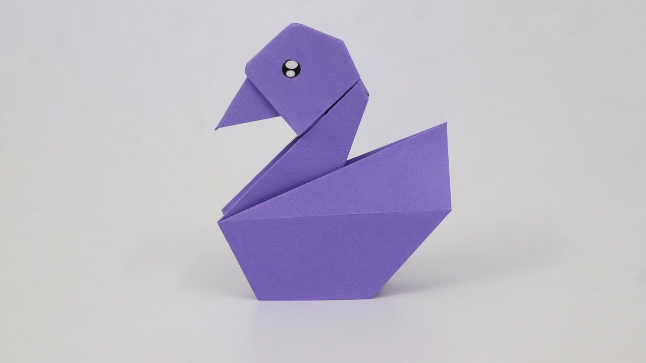 Cute Origami Duck - Easy Paper Duck Tutorial