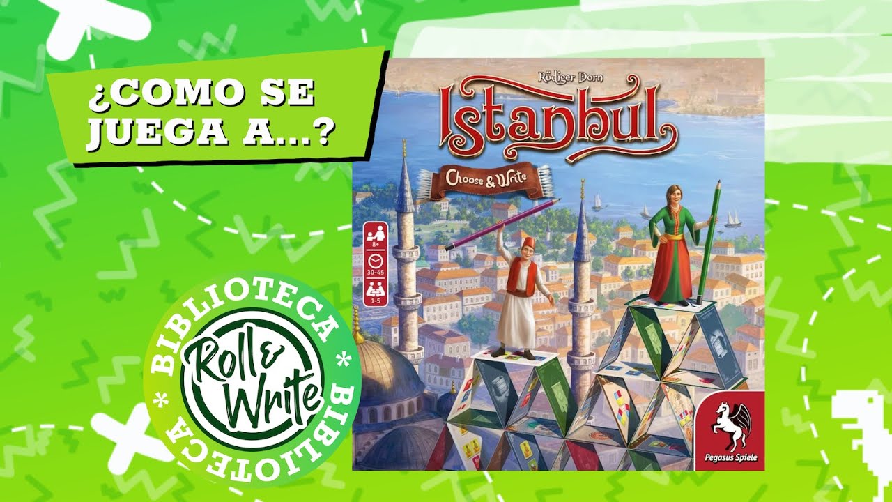 Como se Juega a Istanbul Choose & Write en castellano (Juego de Mesa  Roll & Write )