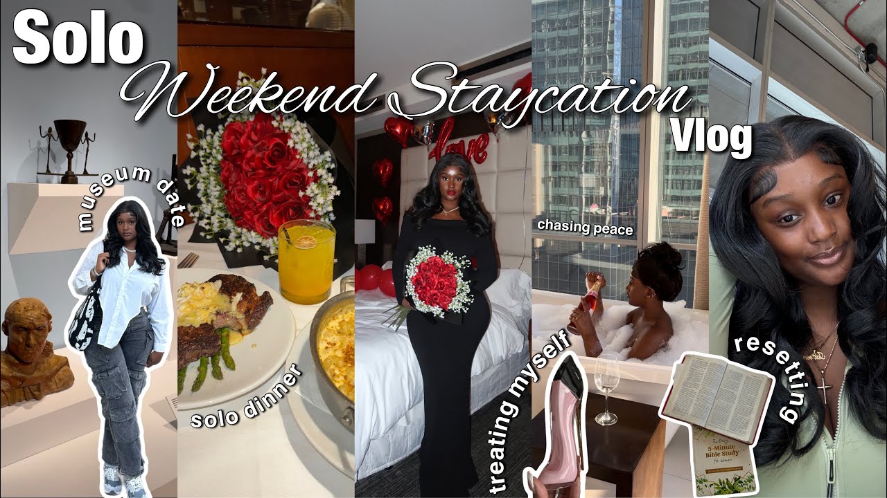 VLOG: SOLO STAYCATION | SOLO DINNER DATE, MUSUEM, CHASING PEACE & GOD, SPOILING MYSELF, HOTEL & MORE