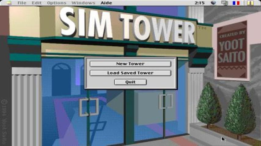 SimTower gameplay (PC Game, 1994)