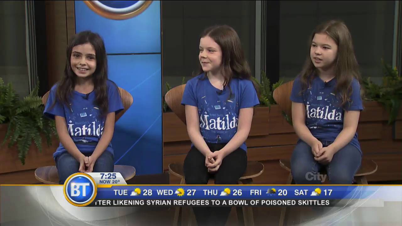 Matilda the Musical - Breakfast Television Toronto - Interview