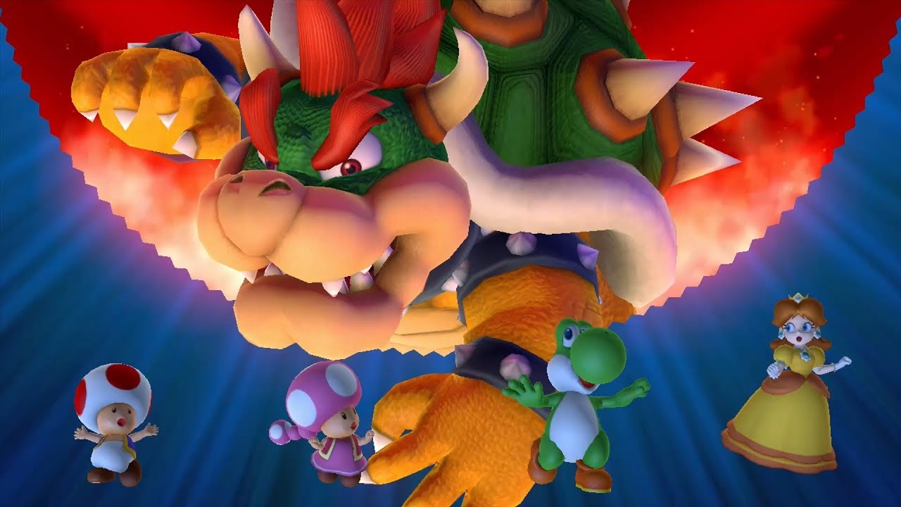 Mario Party 10 Bowser Party #302 Toad, Toadette, Yoshi, Daisy Whimsical Waters Master Difficulty