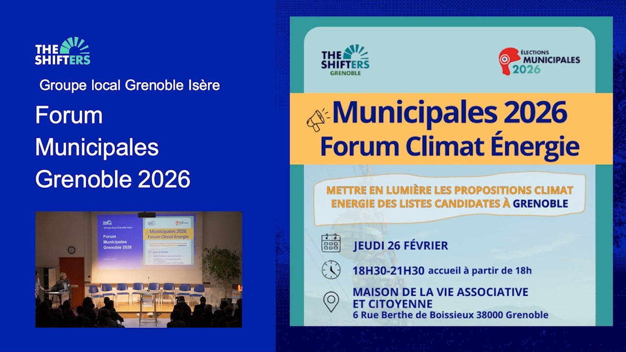 Forum Climat & Energie - Municipales 2026 - Grenoble
