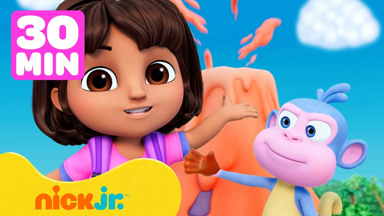 Dora | 30 minutos de aventuras pegajosas con Dora! 🫟 | Nick Jr. en Espa&ntilde;ol