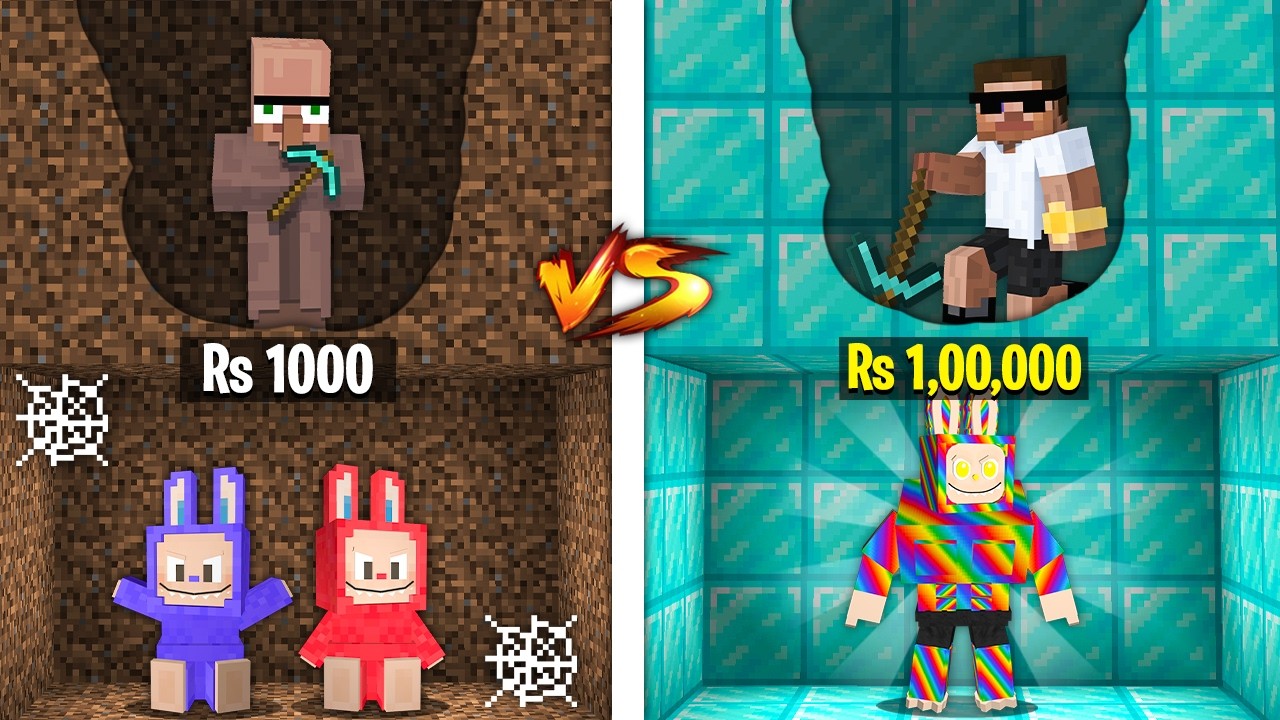 Mining Rare Labubu with Doorbin in Minecraft..