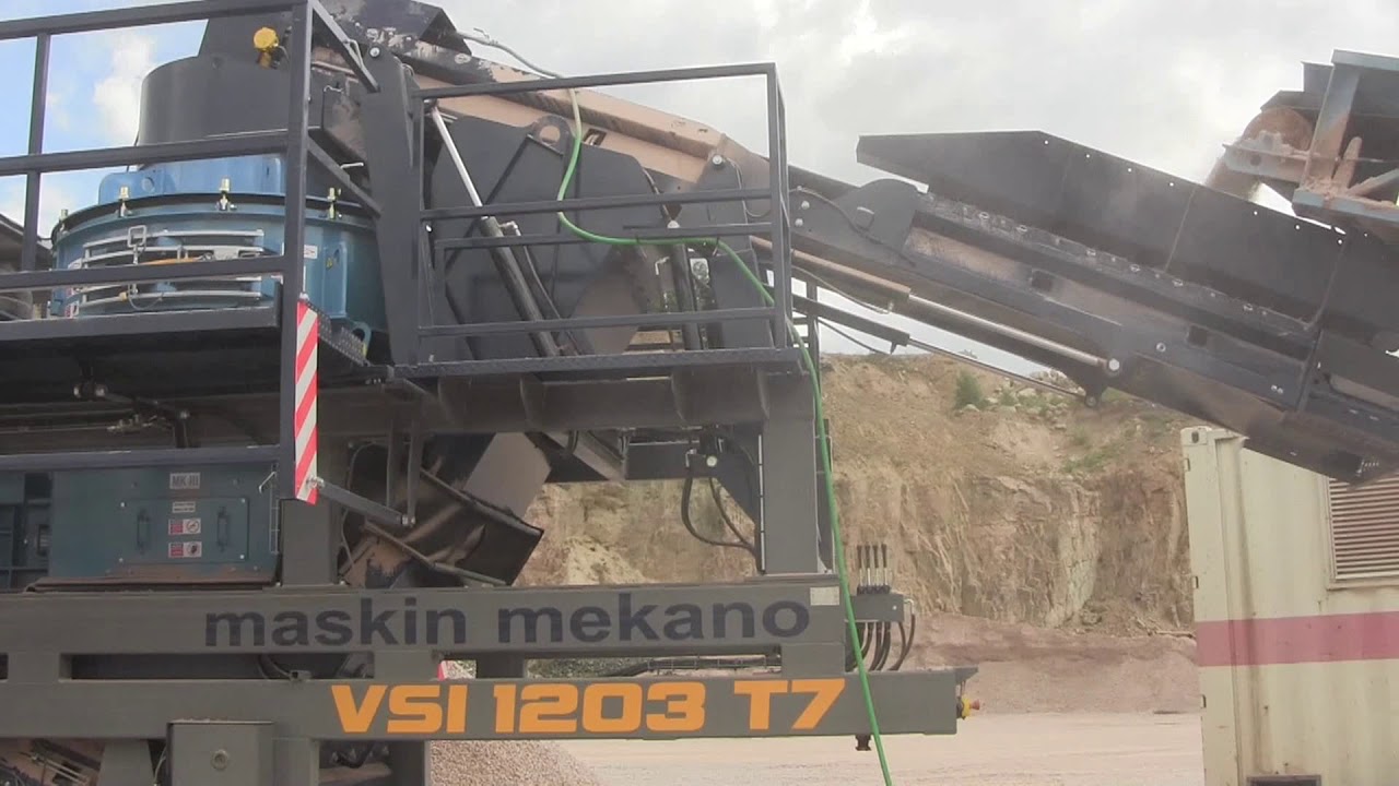Krossanläggning Maskin Mekano VSI 1203 T7