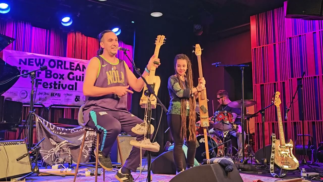 La Durance Blues Band At The 2026 New Orleans Cigar Box Guitar Festival 