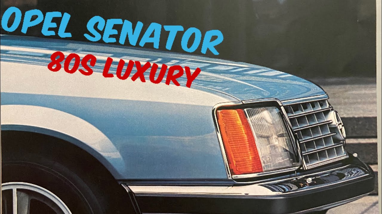 Opel Senator 1980 Brochure review