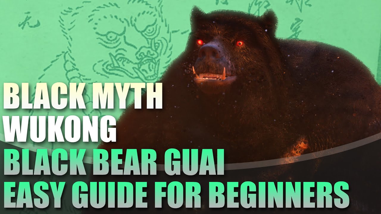 How to Beat Black Bear Guai Easy Guide | Black Myth Wukong