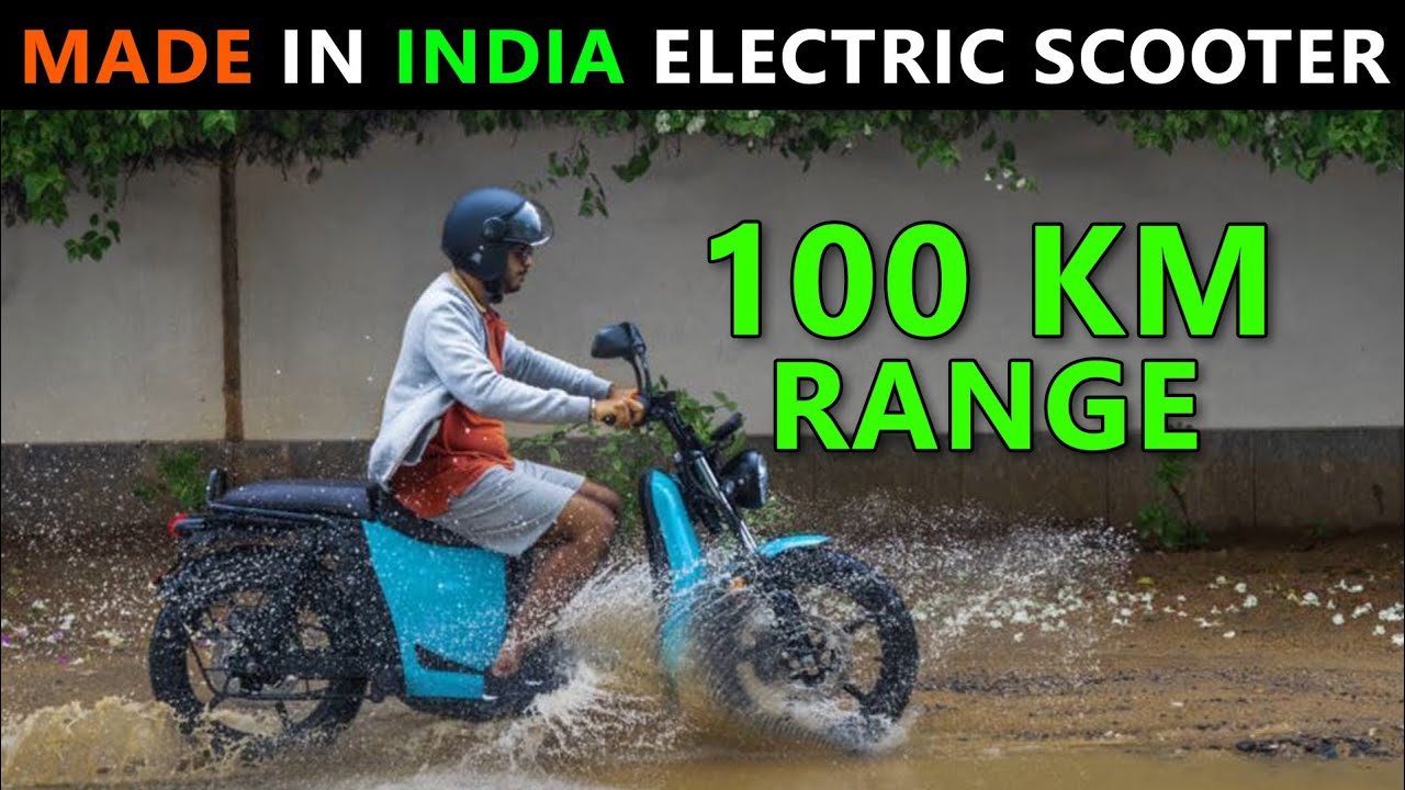 Made in India Electric Scooter - Aventose Energy S110 | 100 km Range
