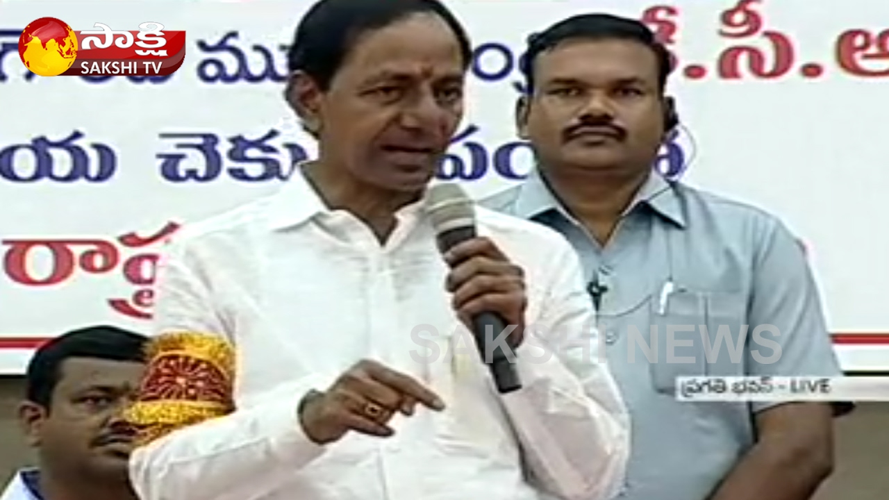 T CM KCR Speech at Pragati Bhavan || Hyderabad - Watch Exclusive