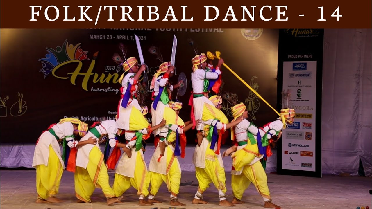Martial Art Folk dance by Vinoba Bhave University students | Hunar National Youth Festival | AIU