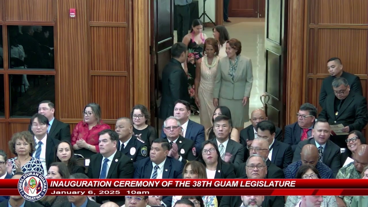 38th Guam Legislature Inaugural Ceremony - January 6, 2025