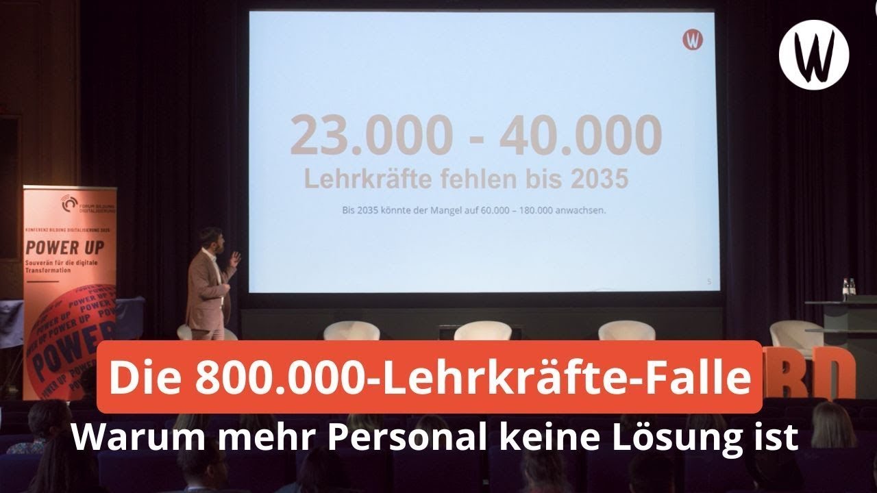 Björn Adam über die 800.000-Lehrkräfte-Falle: Warum mehr Personal keine Lösung ist 🔥