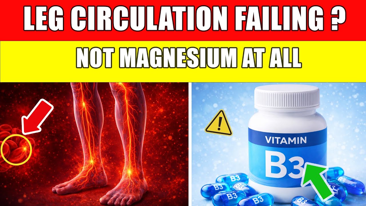 SENIORS: This ONE Vitamin Restores Leg Circulation After 60 (NOT Magnesium)