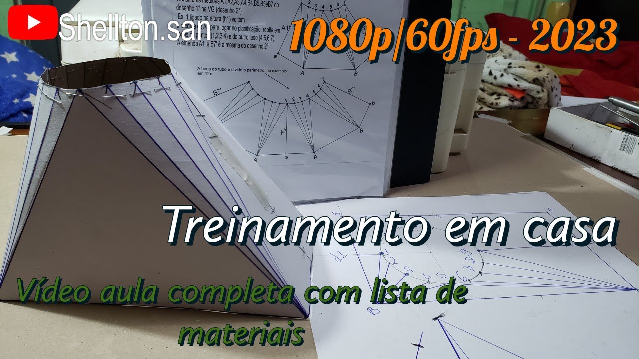 Retângulo para Redondo Excêntrico - Vídeos aulas de Caldeiraria