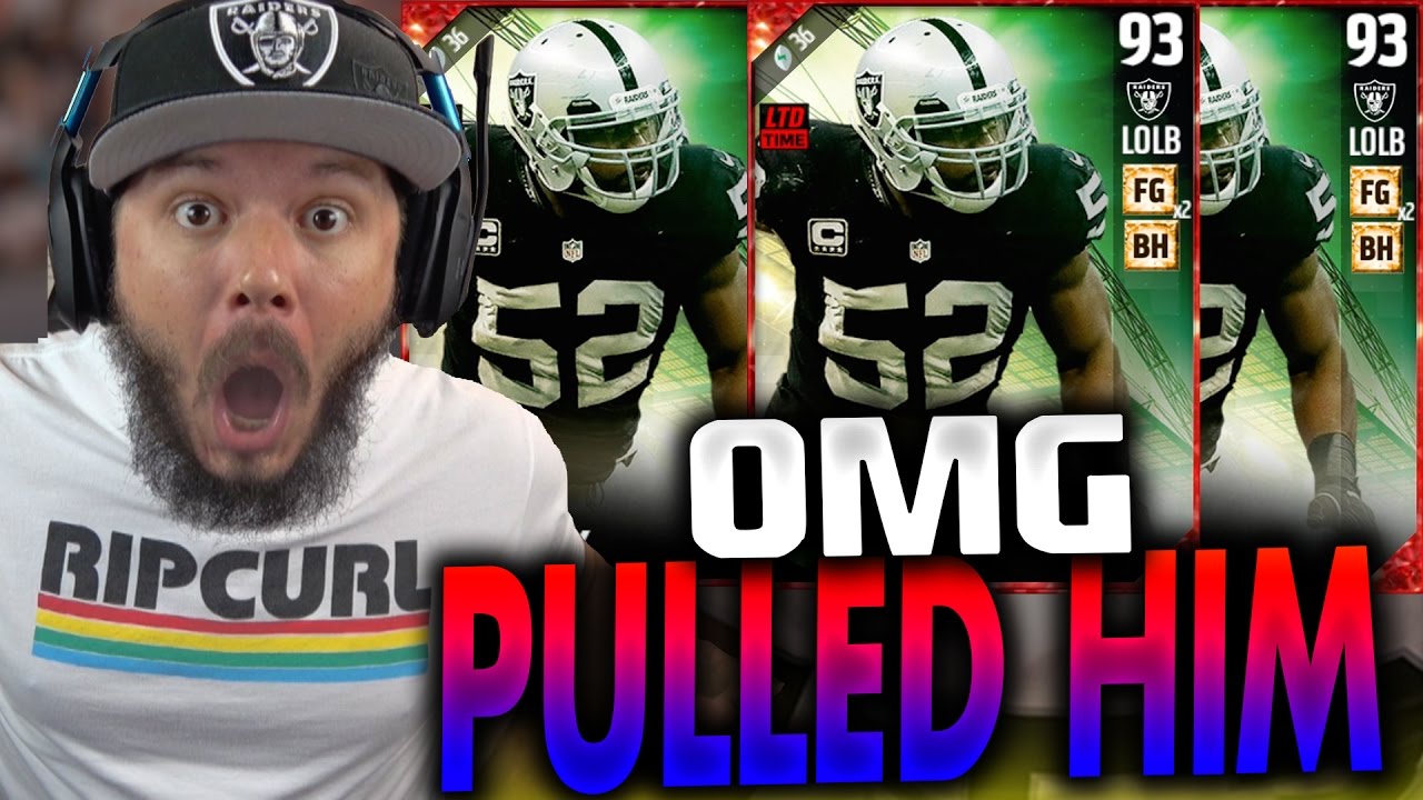 OMG WE PULLED MACK!! FIRST LIMITED TIME PULL - MADDEN 17 ULTIMATE TEAM PACK OPENING