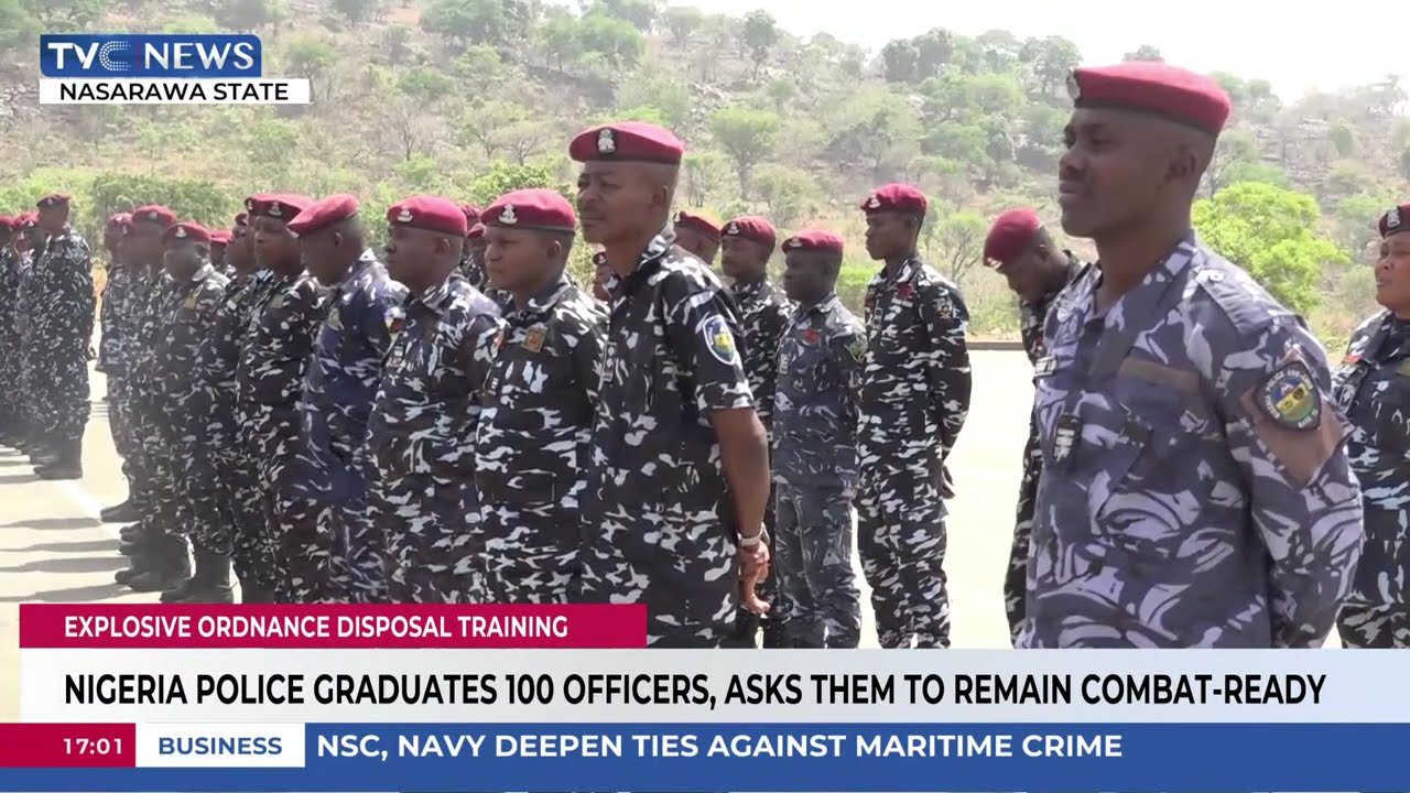 Nigeria Police Graduate 100 Officers, Urge Them to Remain Combat-Ready