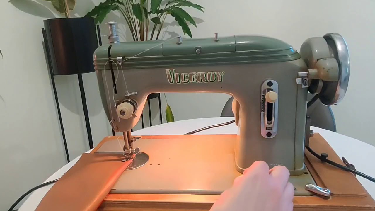 Vintage Viceroy Semi Industrial Straight Stitch Electric Sewing Machine